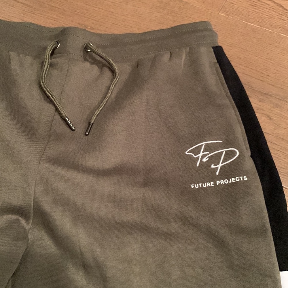 Color block Drawstring Sweatpants - Picture 4 of 7